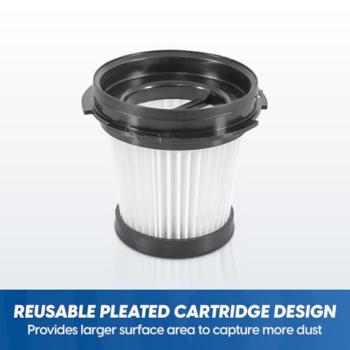 Image of Vacmaster VHVF HEPA Filters for 14.8V Hand Vacuum DHVB1401 2-Pack