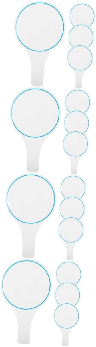 BESPORTBLE 8 Pcs Score Board White Board Dry Erase Scoring Board Dry Erase Board Small Mini White Boards Single