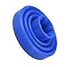YUYTE Professional Folding Hair Dryer Diffuser Attachment, Universal Hair Blower Cover for Curl Styling, Salon and Travel Use (Blue)