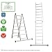 Escalibur | Mini andamio de Aluminio Multiusos | 500x140x125/60 cm | Con...