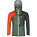 Produktbild ORTOVOX Mens 3L Ortler Shell Jacket, Green Forest, XL