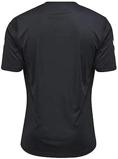 hummel Men's training shirt, short sleeves – core polyester T-shirt – fitness-shirt for sports and leisure, crew neck t-shirt.