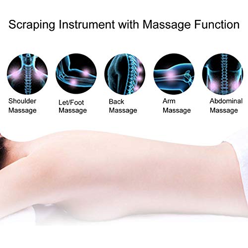 Zjchao Electric Back Massager, Usb Acupuncture Scraping Massage Device Negative Pressure Dredging Slimming Gua Sha Vacuum Cup Health Device With Wormwood Essential Oil #TOP2