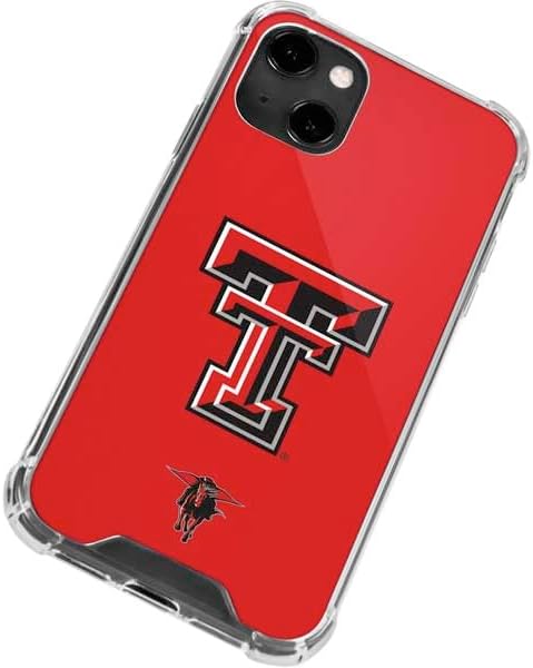 Skinit Clear Phone Case Compatible with iPhone 13 - Officially Licensed Texas Tech University Red Raiders Design