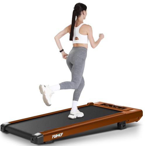 Image of ANCHEER Walking Pads, 2 in 1 Under Desk Treadmill 2.5HP Compact Running Machine with Remote Control, 300lbs Weight Capacity for Home /Gym /Office,Ultra-Quiet, Installation-Free
