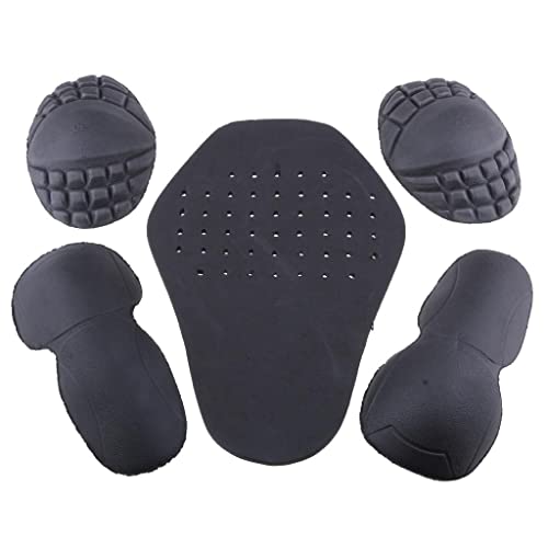 Image of 5pcs Motorcycle Riding Shoulder Elbow Back Protection Insert Pad Racing Armour Safty Gear|Jackets|Protective Gear & Clothing|Motorbike Accessories & Parts