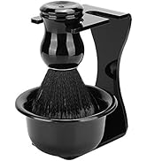 Pinceaux à raser pour homme, set de pinceaux à raser, kit de pinceaux à raser, 3 en 1 outils de r...