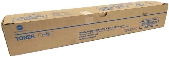 TN516 AAJ7030 Genuine Konica Minolta Toner Cartridge, 26000 Page-Yield, Black
