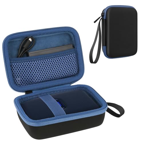 co2CREA Twarde etui ochronne na smartfon Fujifilm Mini Link Portable Bluetooth Wireless Smartphone Printer (Black Outside,Blue Inside)