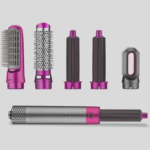 Escova Secadora 5 Em 1 Secador Modelador Alisador Elétrico Ar Quente Pente Modelador De Cabelos - YO