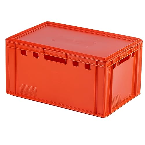 Logiplast Rote E3 Kiste mit Deckel