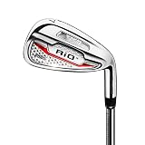 Palo de Golf Ladies Golf 7 Hierro Cabeza de Acero Inoxidable para Principiantes y Avanzados (Color : Silver, Size : Carbon Rod)