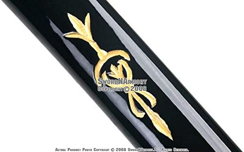 Miniatura 9 de Espada katana samurái hecha a mano de Kill Bill Bride's con soporte de exhibición y kits de limpieza