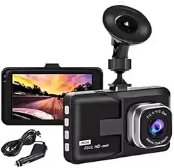 Câmera Veicular Full HD 1080P, Tela LCD, Sensor G, Gravação em Loop, Visão Noturna, Suporte para Cartão Micro SD