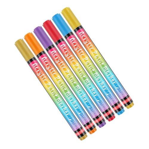 Xuancai 6 colores para uñas de mascotas, pinceles para pintar y colorear, para crear hermosos perros y gatos, decoración de uñas para perros y mascotas