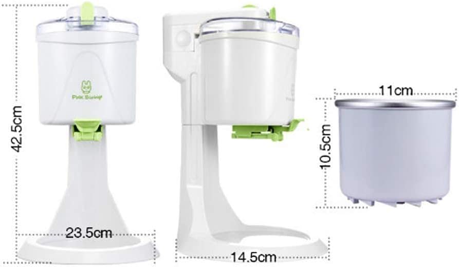 ATAAY Ice Cream Marker 1L Hochleistungs-Automatik-Soft-Hart-Eiscreme-Maschine Hausgemachte Sorbet-Frucht-Joghurt… – Bild 3