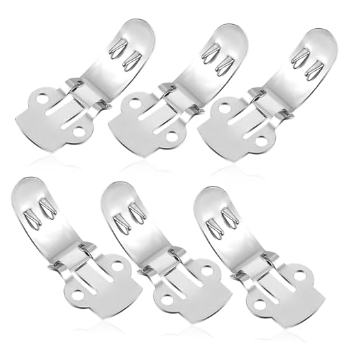 Generic 25 st Stainless Steel Shoe Clips DIY Shoe Buckles för Dekoration Kläder Hårklippningar Installera Använda Mångsidiga Skotillbehör