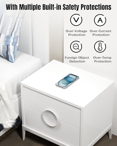 Eazpower Invisible Wireless Charger, 0-30mm Under Desk Wireless Charger $27.59 AC + 40% Off Code PSQ5SYAU - image 7