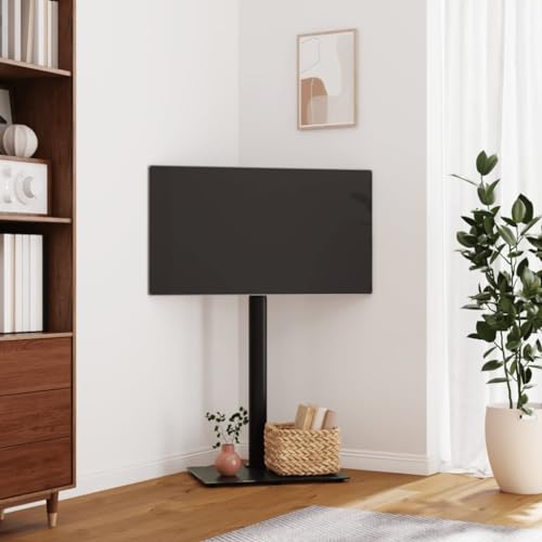 Genérico Mueble de TV de Esquina 1 Nivel para 32-65 Pulgadas Negro,Electrónica,Vídeo,Accesorios de vídeo,Accesorios y Piezas para televisores,Soportes para monitores y televisor,Negro,9.84 KG,379565