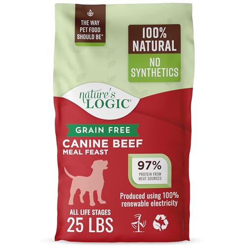 Nature's Logic Grain-Free Dry Dog Food - All-Natural, High Protein, No Synthetic Vitamins/Minerals...