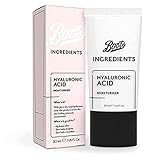 Boots Ingredients Hyaluronic Acid Moisturiser 30ml