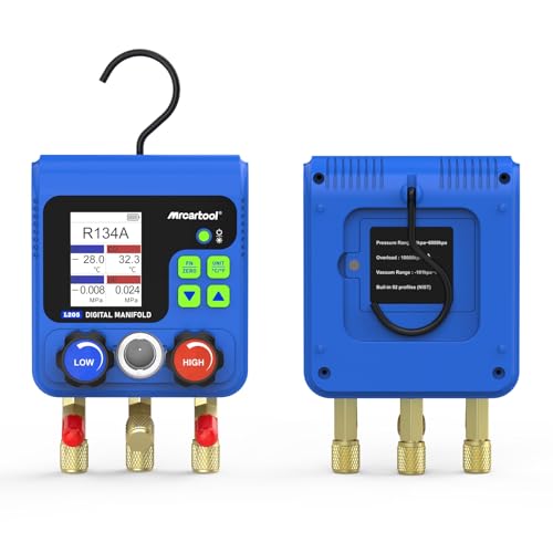 Image of MOTOCOCHE Digital AC Manifold Gauge Set for Auto & HVAC Systems