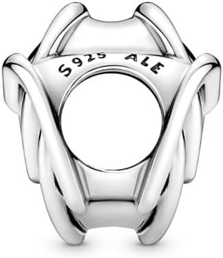PANDORA Family Always Encircled Heart Charm - Compatible Moments - Stunning Women's Jewelry - Gift for Her - Made with Sterling Silver - With Gift Box