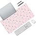 MAYCARI Cute Desk Mat Cartoon Desk Pad Mouse Pad Kawaii Large Pink Cats Gaming Mousepad XXL Laptop Keyboard Desktop Writing Pad for Girls Students 31.5