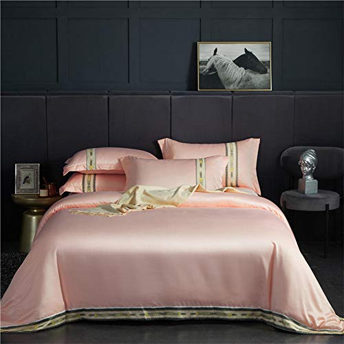 Housse de couette et draps lit Queen Size en soie satinée pour sublimer vos rituels du soir