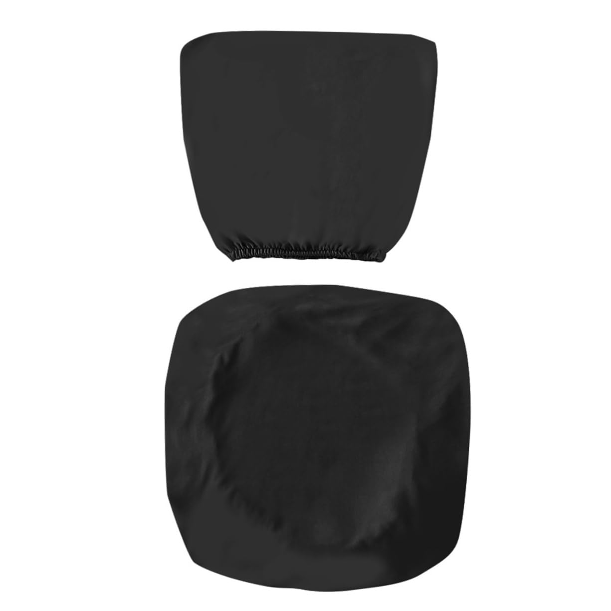 Housse de chaises noire extensible pour décoration de banquet et buffet