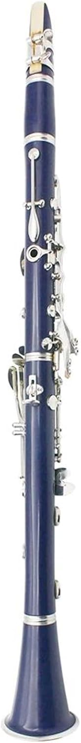 B Flat 17 Key Nickel Silver Clarinet Suitable For Beginners Dark Blue Clarinet Set