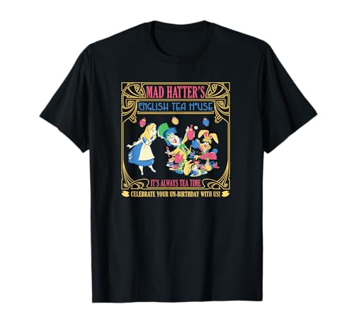 T-shirt Alice in Wonderland idéal pour un tea time décontracté entre amis