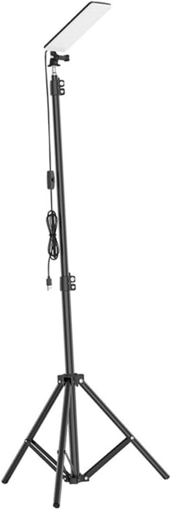 Milisten Telescopic Led Work Light Multi-Functional Portable Camping Lantern Tripod Stand for Outdoor Activities Emergency Repairs Night Fishing Bbqs and Beach Parties
