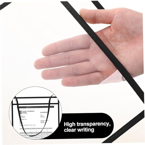 Pochettes en PVC transparent de qualité supérieure pour documents scolaires