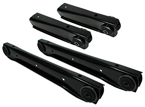 PAIR OF SOUTHWEST SPEED UPPER & LOWER REAR TRAILING ARMS WITH BUSHINGS,COMPATIBLE WITH CHEVY 1978-1987 EL CAMINO,1978-1983 MALIBU,1978-88 MONTE CARLO,BUICK 1978-1987 REGAL,PONTIAC 1978-1987 GRAND PRIX