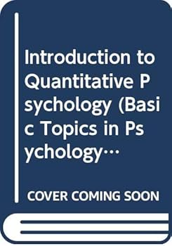 Paperback An Introduction to Quantitative Psychology (Basic topics in psychology series) Book