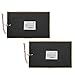 Facon 12" x 18"12V RV Tank Heater Pad with Thermostat - 2Pack, Prevents Freezing for 50 Gallons Fresh/Grey/Black Holding Water Tanks, QAI Certified -  Genesis Lighting Co., Ltd, CW-T1218