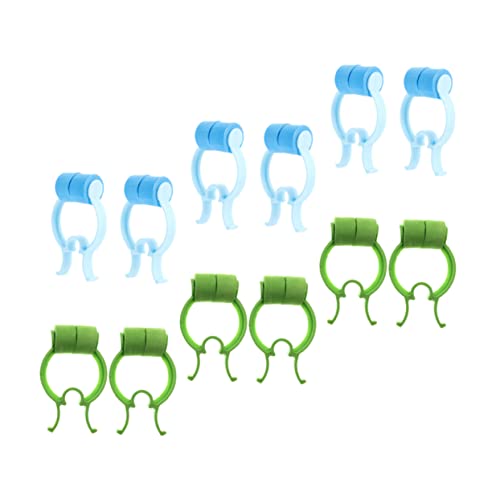 SOIMISS Fermagli per Naso 12 Pezzi, Clip Nasali Flessibili in Materiale Inodore per Fissaggio Epistassi e Accessori per Respiro, Set Portatile per Uso Domestico, Scuole e attività