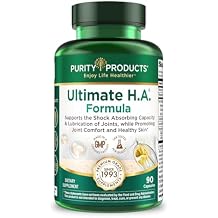 Purity Products Ultimate H.A. Formula - Clinically Studied BioCell Collagen - Dynamic Hyaluronic Acid Support for the Joints and Skin - 90 Count - from