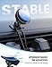 Lamicall for MagSafe Car Mount Charger - 15W Magnetic Wireless Car Charger Vent Dashboard, 360° Rotation Magnetic Phone Holder for Car Charging HandsFree for iPhone 17 16 15 Pro Max Air Plus