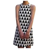 Generic Ärmellose Kleiderpartys lingge Beach temperamentvolle Kurze Modekleid lässige Frauenkleid Blaues Kleid Damen Tüll