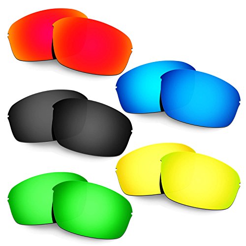 Lentes de repuesto para Oakley Half Wire 2.0 con protección solar y resistencia reforzada