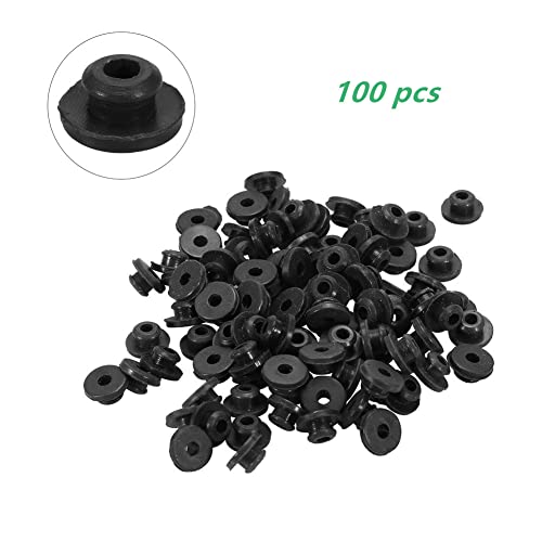 100Pcs Tattoo Grommet Rubber, Disposable Soft Silicone Tattoo Needle Nipples Pad For Tattoo Machine Accessories Parts #TOP2