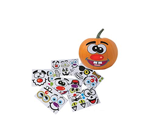 Rhode Island Novelty Make a Pumpkin Jack-O-Lantern Sticker Sheets