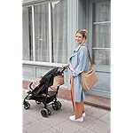 LÄSSIG Baby Kinderwagenorganizer Buggy Organizer Kinderwagentasche inkl. Kinderwagenbefestigung/Organizer camel, 1 Stück (1er Pack)