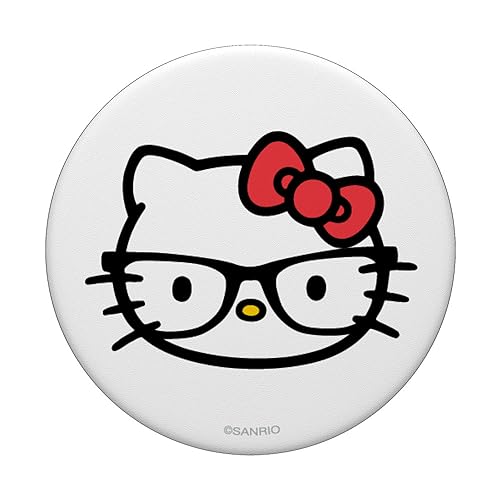 Hello Kitty Big Face Nerd Glasses PopSockets Adhesive PopGrip by Hello Kitty - Used condition - Image 3