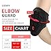 Cienfy Batter's Elbow Guard Baseball Softball Elbow Pad Forearm Guard for Youth and Adult (BK-S)