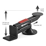 QWORK® Swivel-Type Door and Board Lifter, Door Lifter Installation Tool, Black