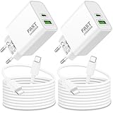 【Chargeur USB Multiple】: En utilisant simultanément les ports USB C et USB A, vous pouvez chargeur charge rapide deux appareils simultanément sans compromettre la vitesse ou les performances.