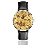 flugzeugabsturz alpen Produktleistung: Schwarzfarbige Uhr, personalisiertes Zifferblatt im klassischen Stil, entwickelt, um dem Test der Zeit standzuhalten und gleichzeitig die Schönheit der Entspannung zu bewahren. Robuster Uhrengürtel aus weichem Leder für eine bequeme Passform.